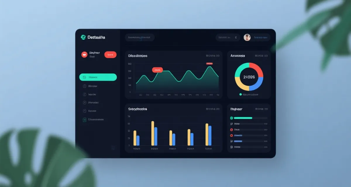 信息与数据仪表板示意图